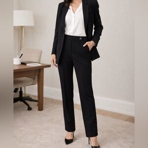 Cooper & Ella Black Tailored Dress Pants Size 10 | Stretch Workwear